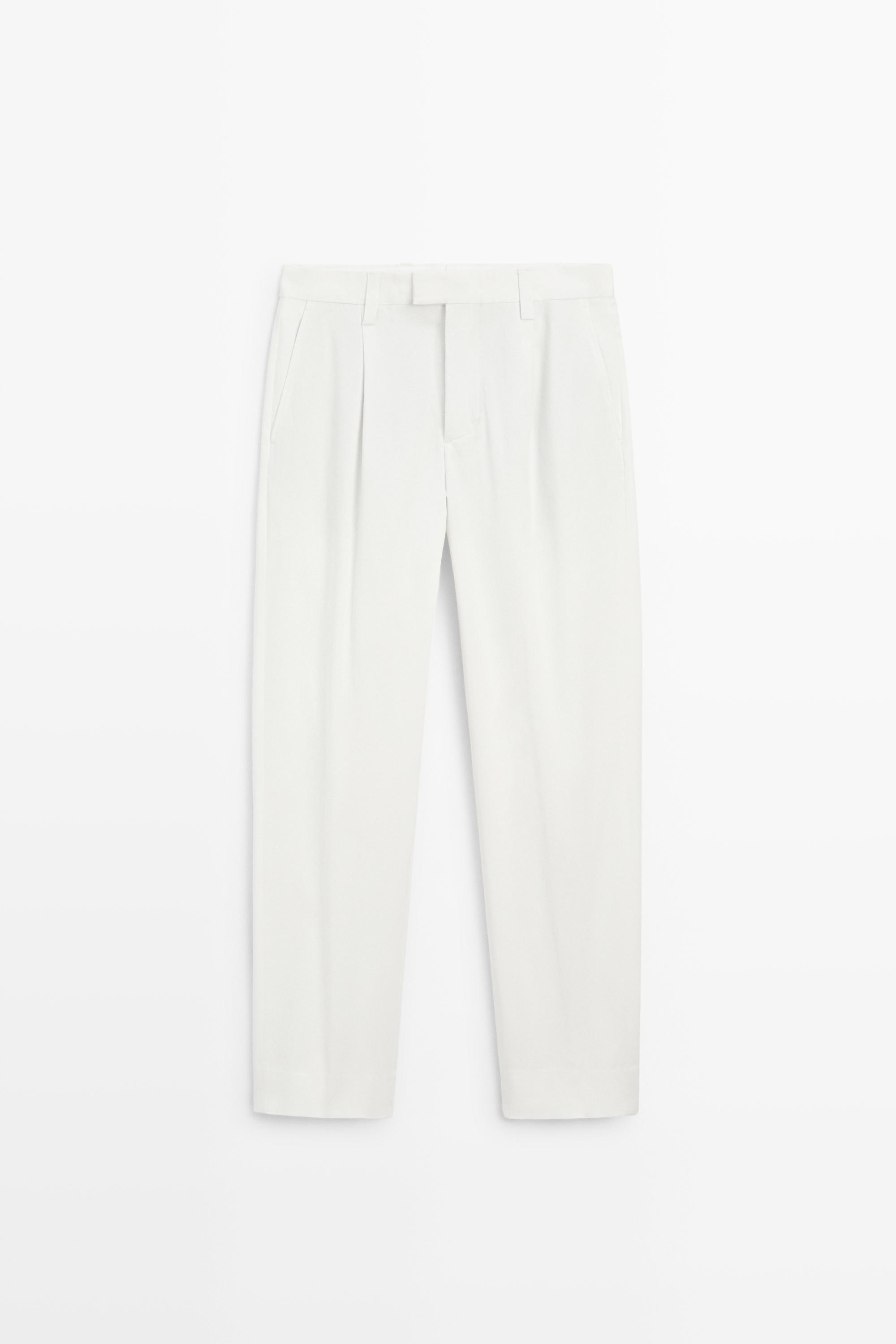 Cotton blend pants